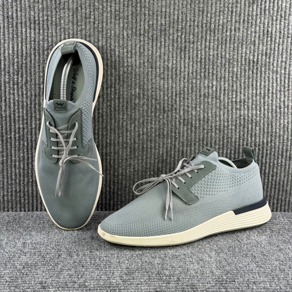 Wolf & Shepherd SwiftKnit Derby Shoes Mens 10 Womens 12 Grey Comfort Active